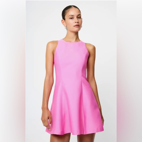 New French Connection Taffeta Fit & Flare Dress size 0 - Picture 3 of 13